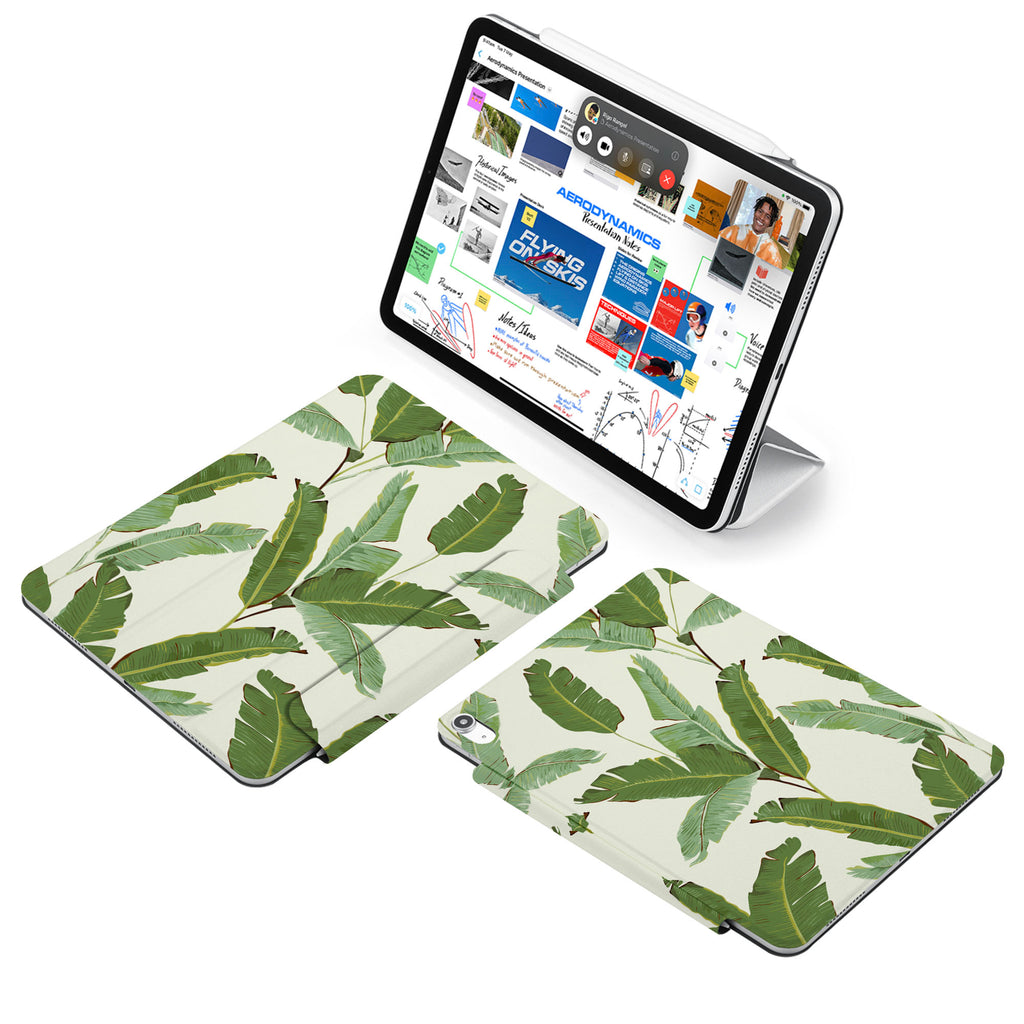 the VistaCase Personalized iPad Slim Fit Case with Green Leaves design,  Made to order, you can personalize it further by adding a monogram or your signature to the design, making it the perfect personalized gift.