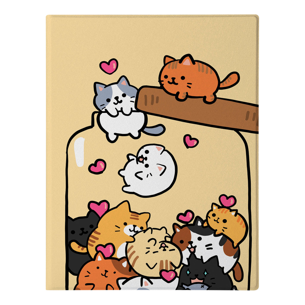 The Personalized VistaCase reMarkable Pen Holder Case is adorned with a vibrant and intricately detailed Cute Cats design