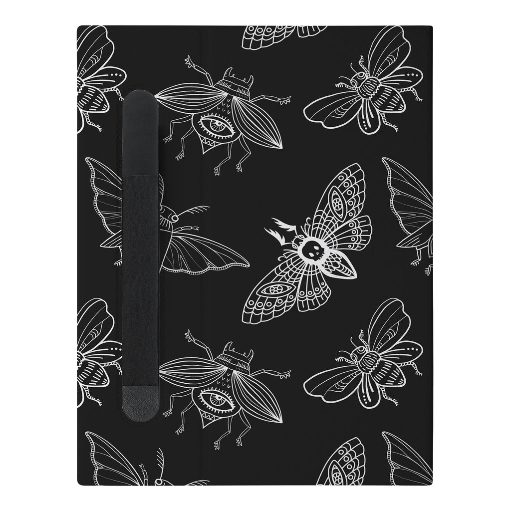 The Personalized VistaCase reMarkable Pen Holder Case with Animal Skeleton design features a built-in Marker pen holder,