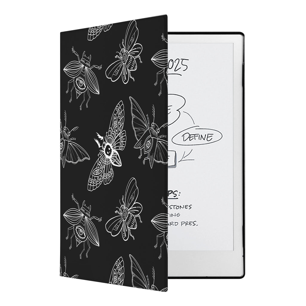 swap - The Personalized VistaCase reMarkable Pen Holder Case is adorned with a vibrant and intricately detailed Animal Skeleton design