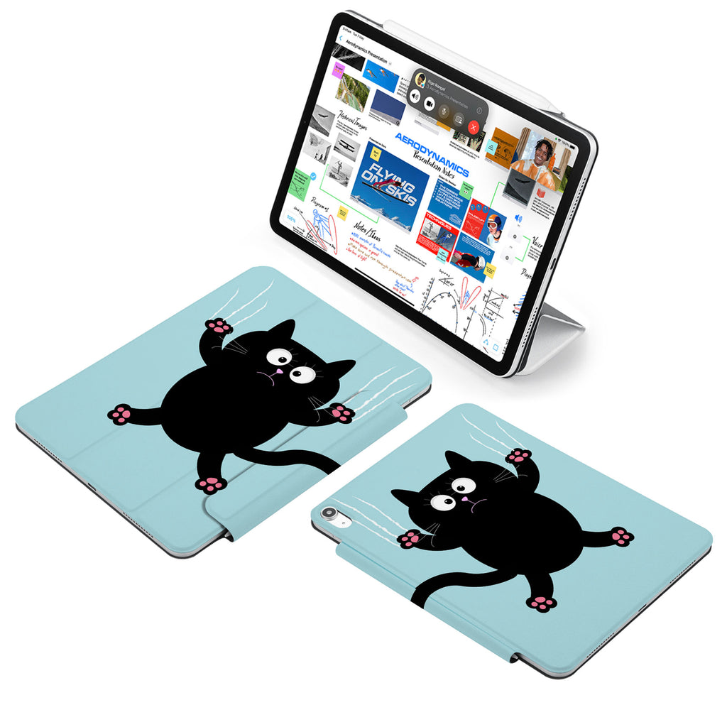 the VistaCase Personalized iPad Slim Fit Case with Cat Kitty design,  Made to order, you can personalize it further by adding a monogram or your signature to the design, making it the perfect personalized gift.