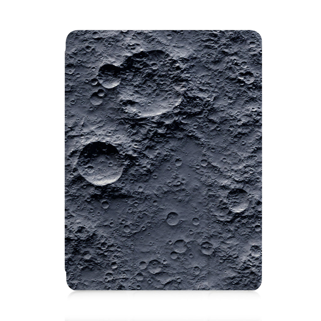 front and back view of personalized iPad case with pencil holder and 02 design