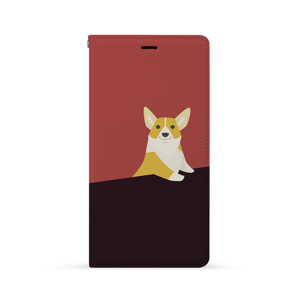 Front Side of Personalized iPhone Wallet Case with 3 design