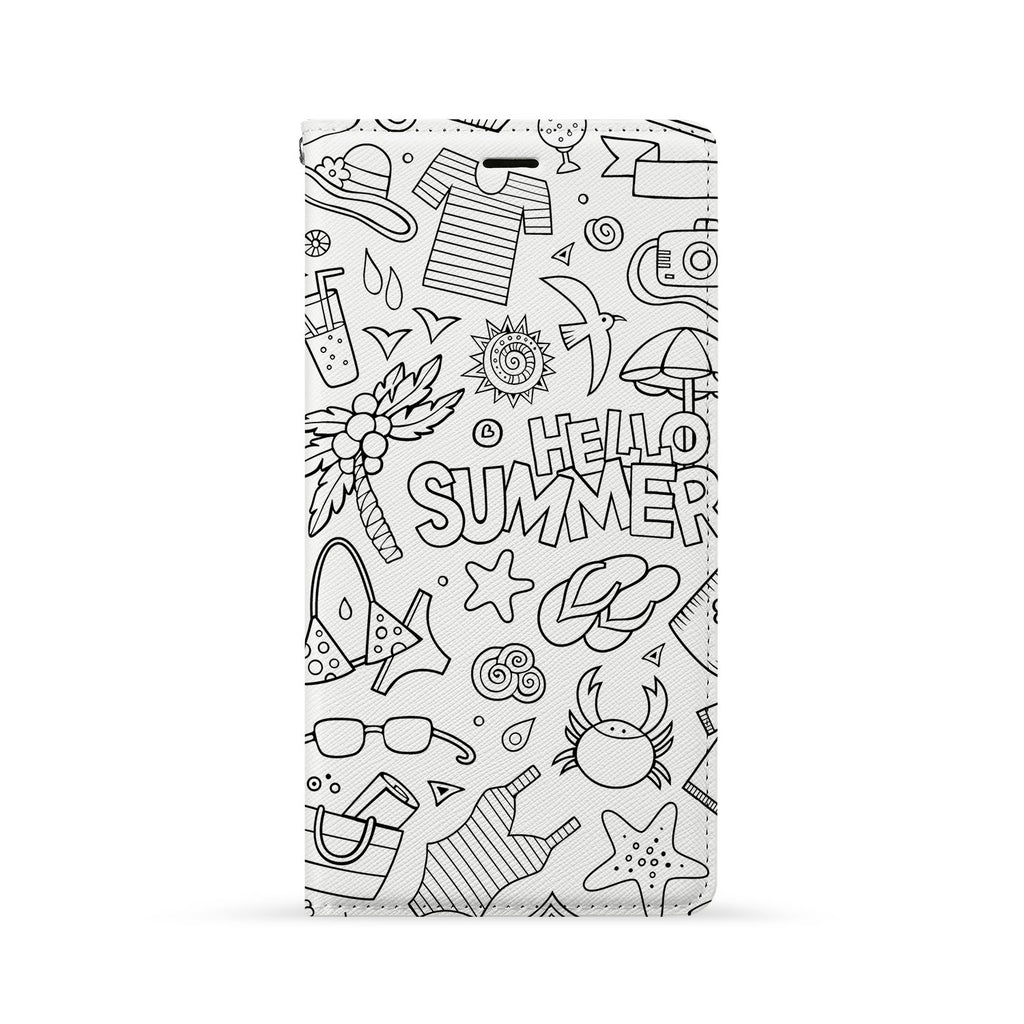 Front Side of Personalized iPhone Wallet Case with 2 design