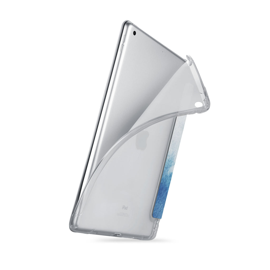 iPad SeeThru Casd with Abstract Ink Painting Design