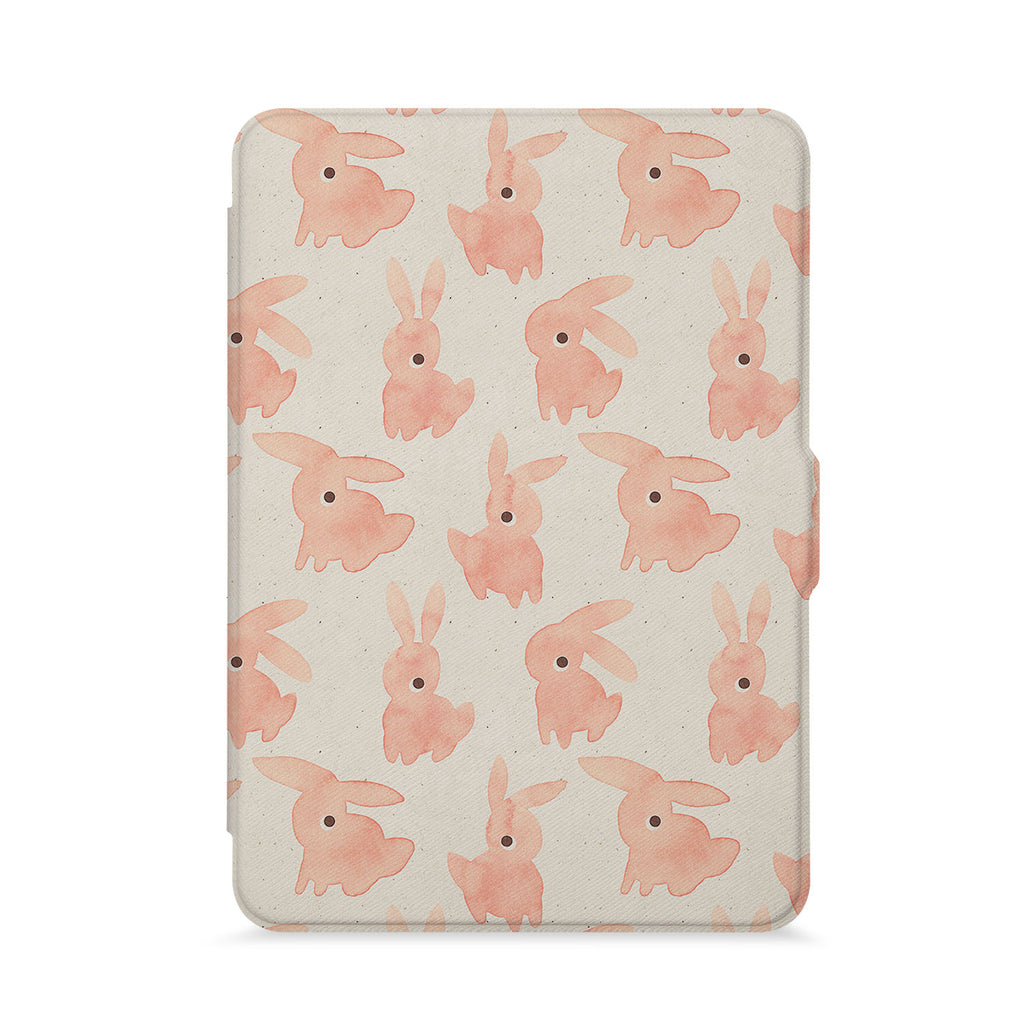 front view of personalized kindle paperwhite case with 06 design - swap