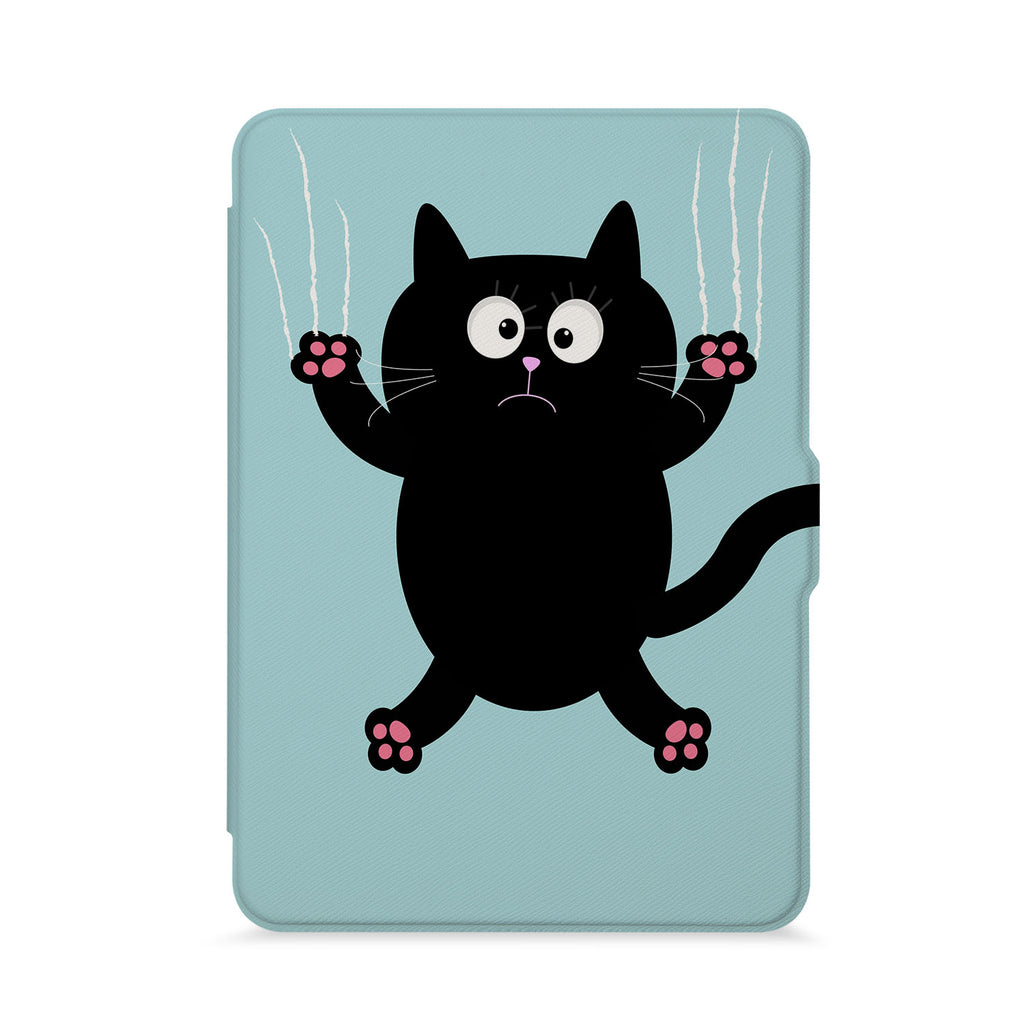 front view of personalized kindle paperwhite case with 01 design - swap