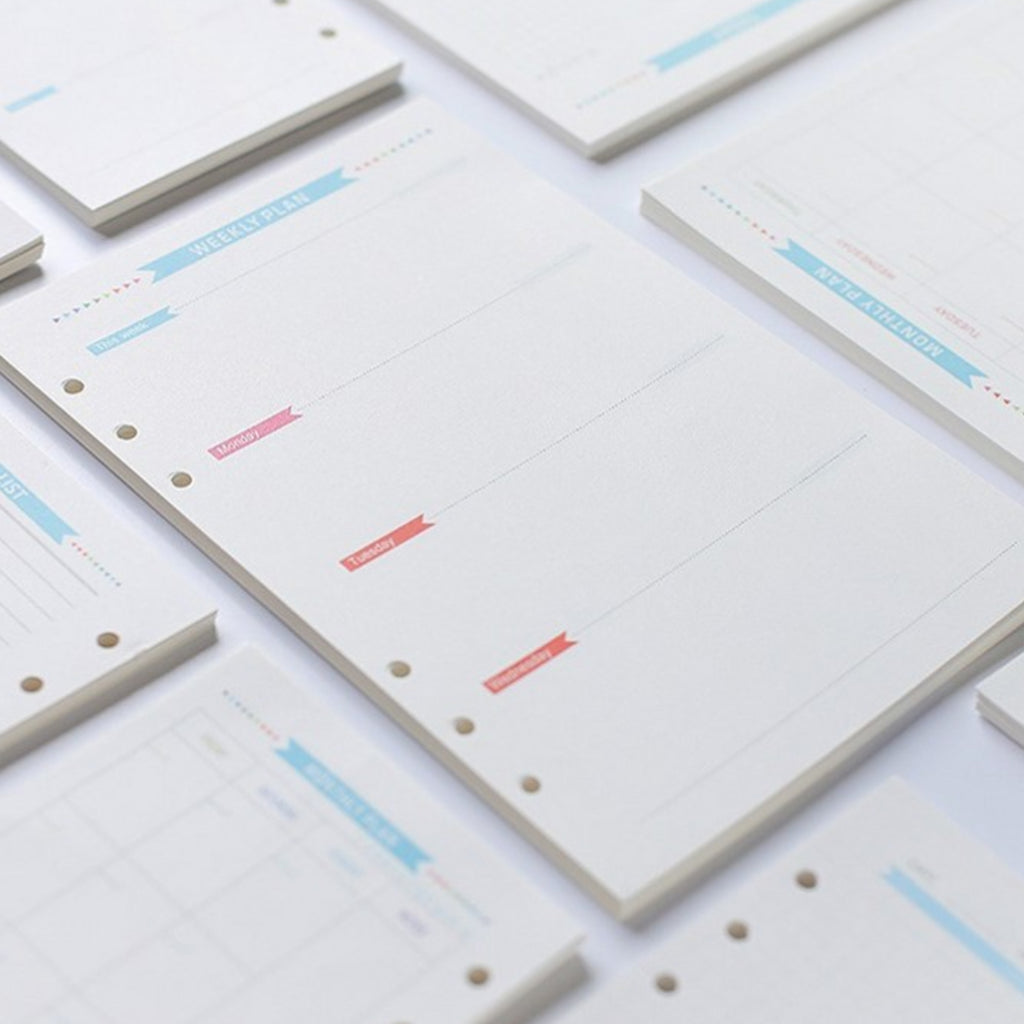 Organiser Blue Refills