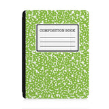 front view of personalized iPad case with pencil holder and Composite Book design