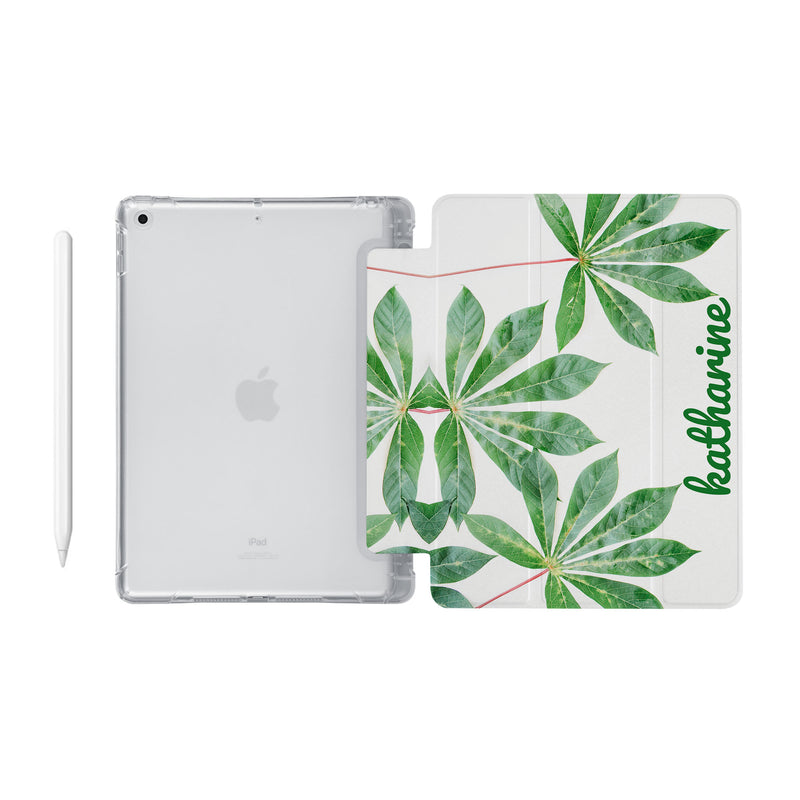 iPad SeeThru Case - Flat Flower