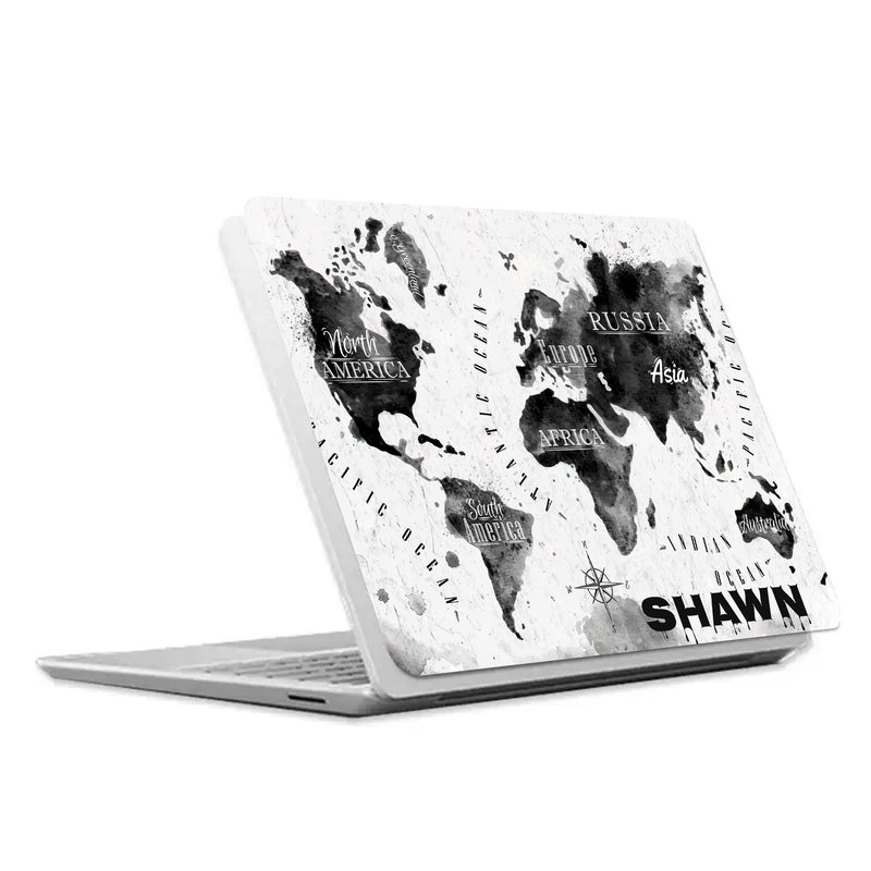Surface Laptop Case - World Map