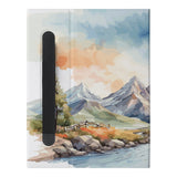 The Personalized VistaCase reMarkable Pen Holder Case with Landscape design features a built-in Marker pen holder,