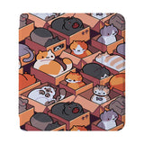 front view of personalized Kobo case with Sushi Cats design