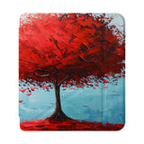 front view of personalized Kobo case with Tree Painting design