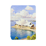 the front side of Personalized Microsoft Surface Pro and Go Case with Australia Oil Painting design