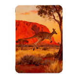 the front view of Personalized Samsung Galaxy Tab Case with Australia Oil Painting design