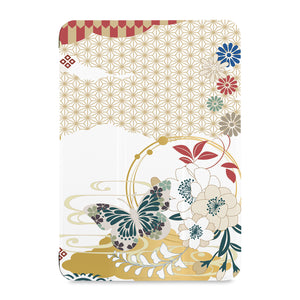 the front view of Personalized Samsung Galaxy Tab Case with Japanese Pattern design