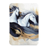 the front view of Personalized Samsung Galaxy Tab Case with Horses design