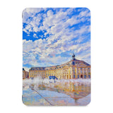the front view of Personalized Samsung Galaxy Tab Case with France Famous Attractions design