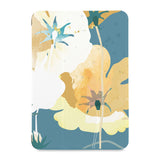 the front view of Personalized Samsung Galaxy Tab Case with Artistic Flower design