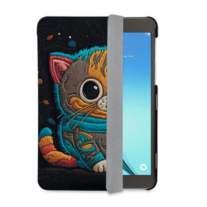 auto on off function of Personalized Samsung Galaxy Tab Case with Cute Cat design - swap