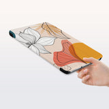 a hand is holding the Personalized Samsung Galaxy Tab Case with Spring design