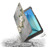 the drop protection feature of Personalized Samsung Galaxy Tab Case with Flower Painting design