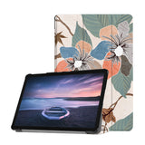 Personalized Samsung Galaxy Tab Case with Artistic Flower design provides screen protection during transit