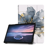 Personalized Samsung Galaxy Tab Case with Artistic Flower design provides screen protection during transit