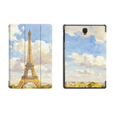 the whole printed area of Personalized Samsung Galaxy Tab Case with France Famous Attractions design