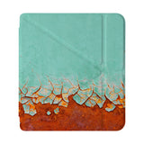 front view of personalized Kobo case with Rusted Metal design