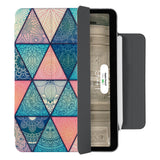 Elevate your iPad experience with the VistaCase Personalized iPad Slim Fit Case. Featuring an exquisitely detailed Aztec Tribal design