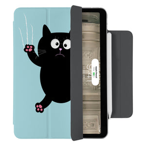 Elevate your iPad experience with the VistaCase Personalized iPad Slim Fit Case. Featuring an exquisitely detailed Cat Kitty design