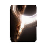 front view of personalized kindle paperwhite case with Universe design