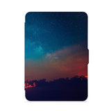 front view of personalized kindle paperwhite case with Starry Night design