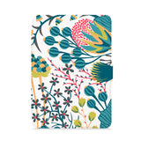 front view of personalized kindle paperwhite case with Autumn Leaves design