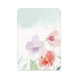 front view of personalized kindle paperwhite case with Spring design