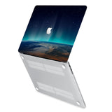 hardshell case with Nature Wonder design has rubberized feet that keeps your MacBook from sliding on smooth surfaces