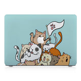 This lightweight, slim hardshell with Cute Cats design is easy to install and fits closely to protect against scratches