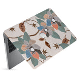 hardshell case with Artistic Flower design has matte finish resists scratches