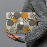 hardshell case with Leaves design combines a sleek hardshell design with vibrant colors for stylish protection against scratches, dents, and bumps for your Macbook