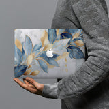 hardshell case with Artistic Flower design combines a sleek hardshell design with vibrant colors for stylish protection against scratches, dents, and bumps for your Macbook