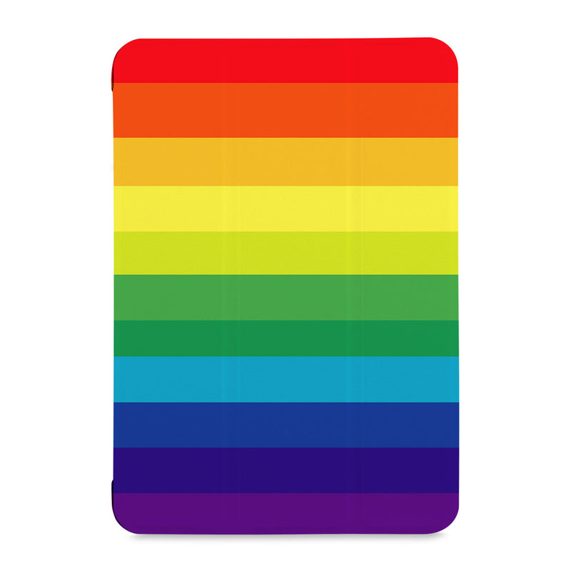 the front view of Personalized Samsung Galaxy Tab Case with Rainbow design