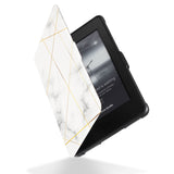 Reinforced rubber bumpers on the corners to protect your Kindle Paperwhite 