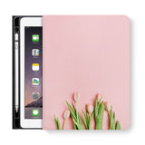 frontview of personalized iPad folio case with 4 design