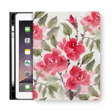 frontview of personalized iPad folio case with 6 design