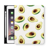 frontview of personalized iPad folio case with 3 design