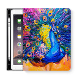 frontview of personalized iPad folio case with 8 design