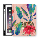 frontview of personalized iPad folio case with 2 design