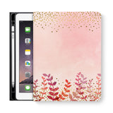 frontview of personalized iPad folio case with 3 design